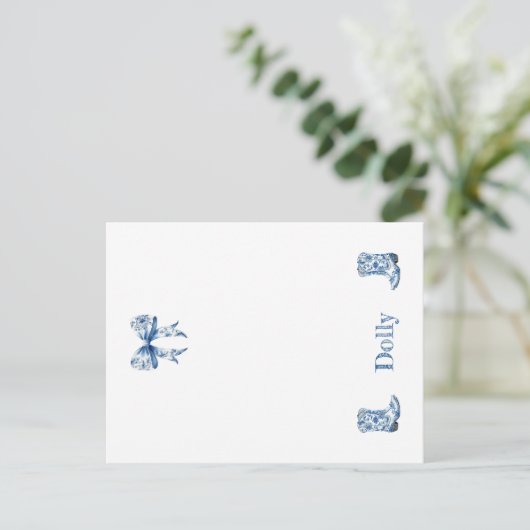 Südliche Properstiefel Postkarte (Stehend Vorderseite)