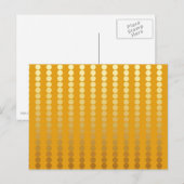 Südliche Punkte - Gold und Senf Postkarte (Vorne/Hinten)