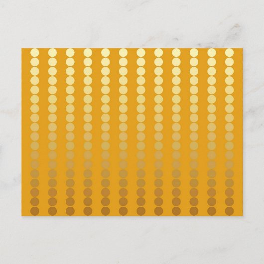 Südliche Punkte - Gold und Senf Postkarte (Vorderseite)