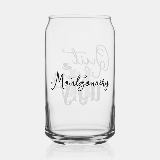 Südliche Redewendungen beenden es, ein hässliches  Dosenglas (Rückseite)