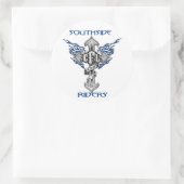 Südliche Reiter 3" Aufkleber (Tasche)