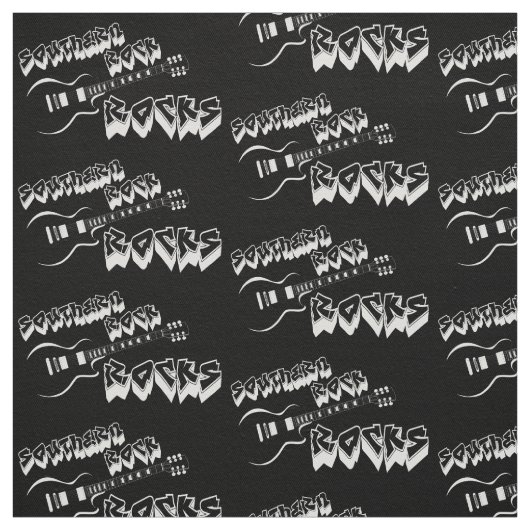 Südliche Rockmusik Stoff (Muster)