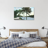 Südliche Sicht auf den Central Park und den See Leinwanddruck (Insitu (Schlafzimmer))