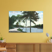 Südliche Sicht auf den Central Park und den See Leinwanddruck (Insitu (Wohnzimmer))