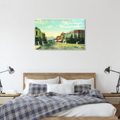 Südliche Sicht auf die 6. Straße von der Eisenbahn Leinwanddruck (Insitu (Schlafzimmer))