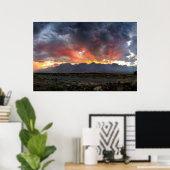 Südliche Sierra Nevada Berge Sunset Panorama Poster (Heimbüro)