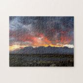 Südliche Sierra Nevada Berge Sunset Panorama Puzzle (Horizontal)