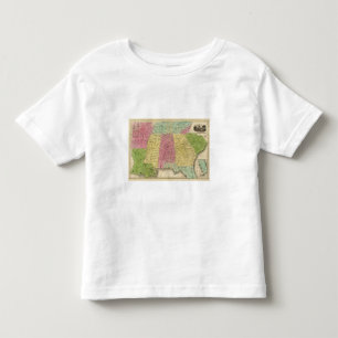 Südliche Staaten mit Südteil von Florida Kleinkind T-shirt