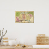 Südliche Staaten Poster (Küche)