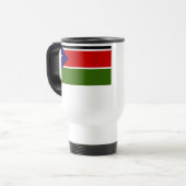 Südliche Sudan-Flagge Reisebecher (Vorderseite Links)