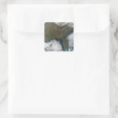 Südliche USA Quadratischer Aufkleber (Tasche)