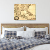 Südliche Vereinigte Staaten und Zentralamerika-Kar Leinwanddruck (Insitu (Schlafzimmer))