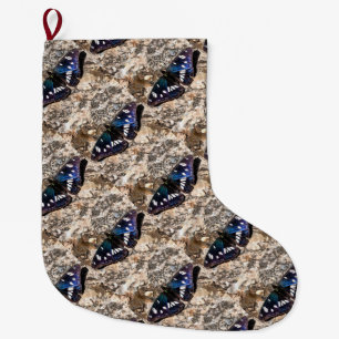 Südliche Weiße Admiral Blauer Schmetterlingsmalere Großer Weihnachtsstrumpf
