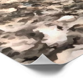 Südliche Weiße Admiral Blauer Schmetterlingsmalere Poster (Ecke)