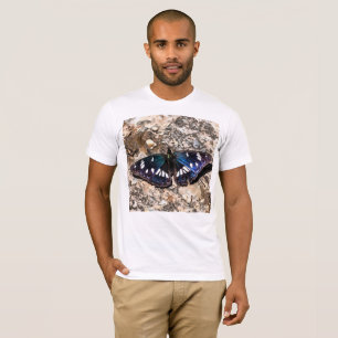 Südliche Weiße Admiral Blauer Schmetterlingsmalere T-Shirt