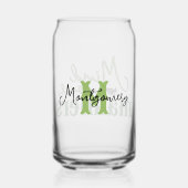 Südliche Zitate denken Sie an Ihre Mannschaft Grün Dosenglas (Rückseite)