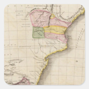 Südlicher Afrika Quadratischer Aufkleber