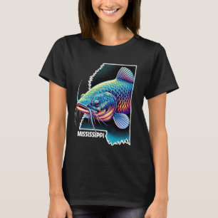 Südlicher Angler Mississippi Catfish Fishermen Mag T-Shirt