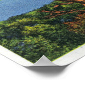 Südlicher Blick auf den See von Split Rock Light Poster (Ecke)