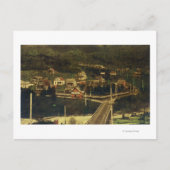 Südlicher Blick auf den Wohnteil Postkarte (Vorderseite)