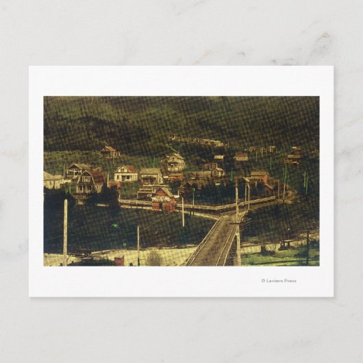 Südlicher Blick auf den Wohnteil Postkarte (Vorderseite)