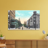 Südlicher Blick auf die Chenango-Straße von Arling Leinwanddruck (Insitu (Wohnzimmer))