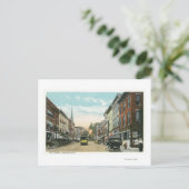 Südlicher Blick auf die Wall Street Postkarte (Stehend Vorderseite)