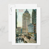 Südlicher Blick auf Kearny St von Post St Postkarte (Vorne/Hinten)
