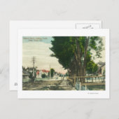 Südlicher Blick aus der Auburn Street Postkarte (Vorne/Hinten)