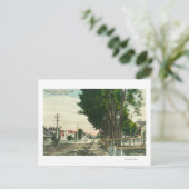 Südlicher Blick aus der Auburn Street Postkarte (Stehend Vorderseite)
