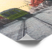 Südlicher Blick aus der Elk Street Poster (Ecke)