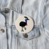 Südlicher Cassowary Button (Beispiel)