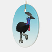 Südlicher Cassowary Keramik Ornament (Links)