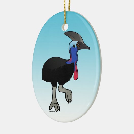 Südlicher Cassowary Keramik Ornament (Links)