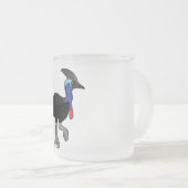 Südlicher Cassowary Mattglastasse (VorderseiteRechts)