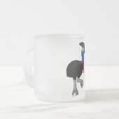 Südlicher Cassowary Mattglastasse (Vorderseite Links)