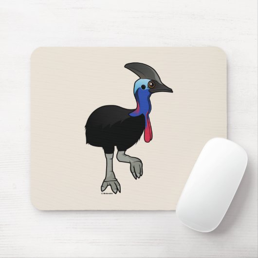 Südlicher Cassowary Mousepad (Mit Mouse)