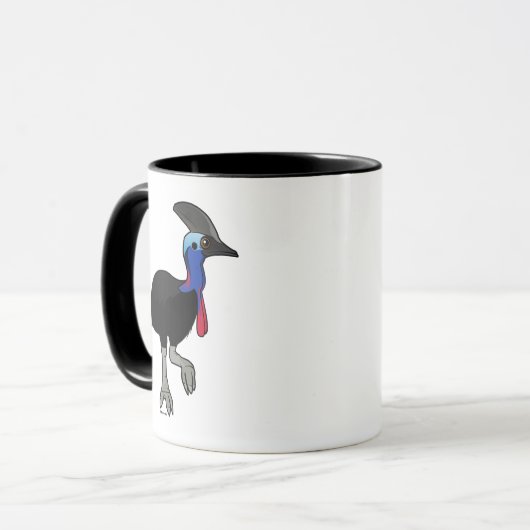 Südlicher Cassowary Tasse (Vorderseite Links)