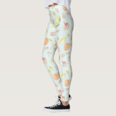 Südlicher Charme-Blumenmuster-Leggings Leggings (Links)