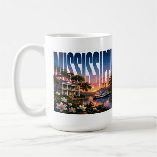Südlicher Charme des Mississippi River Heritage Kaffeetasse