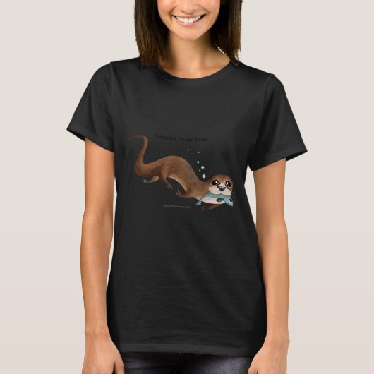 Südlicher Flussotter T-Shirt (Vorderseite)