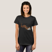 Südlicher Flussotter T-Shirt (Vorne ganz)