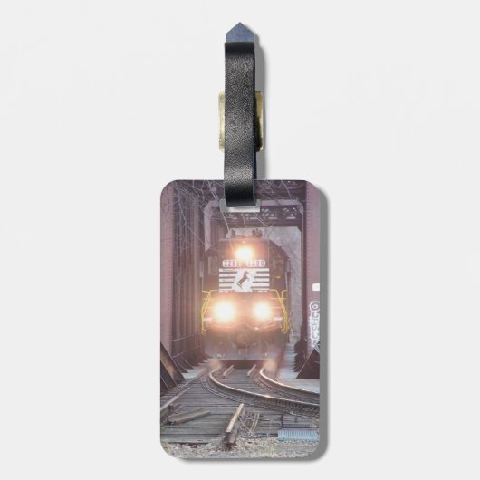 Südlicher Gepäckanhänger #3288 Norfolks (Rückseite vertikal)