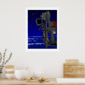 Südlicher Luftraum Poster (Küche)