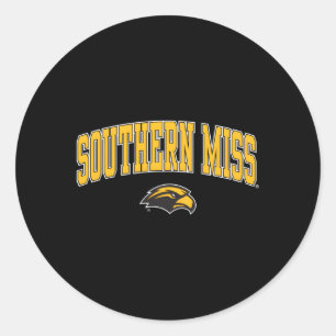 Südlicher Mississippi Runder Aufkleber