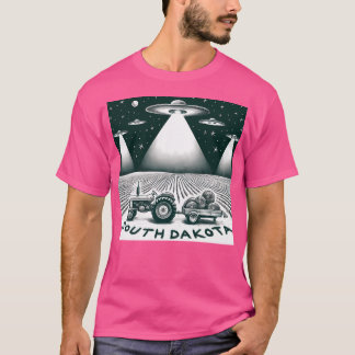 Südlicher Nachthimmel in Dakota, wo die Erde die U T-Shirt