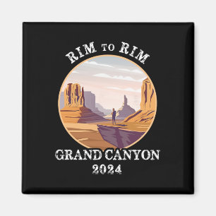 Südlicher Rand zum nördlichen Rand Grand Canyon Na Magnet