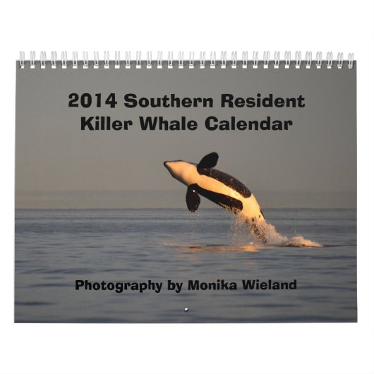 Südlicher Residentkalender des Killerwal-2014 Kalender (Titelbild)
