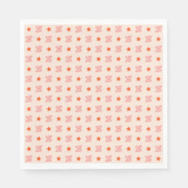 Südlicher Schnee: Ihr Herz segnen (pink & orange) Serviette