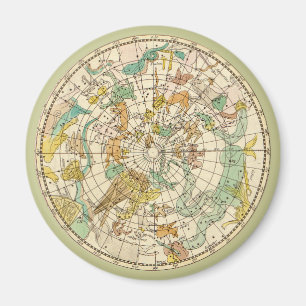Südlicher Sternenhimmel-Sternkarte und Sternbildka Magnet